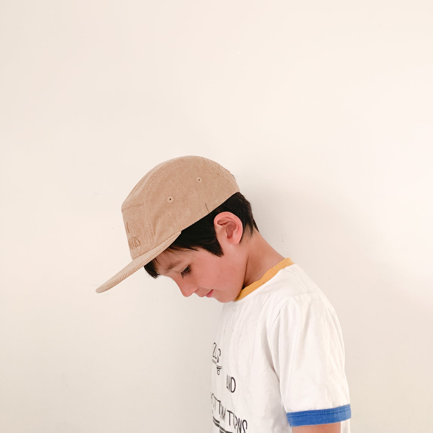 TODDLER AND KIDS 5 PANELS CORDUROY - BEIGE