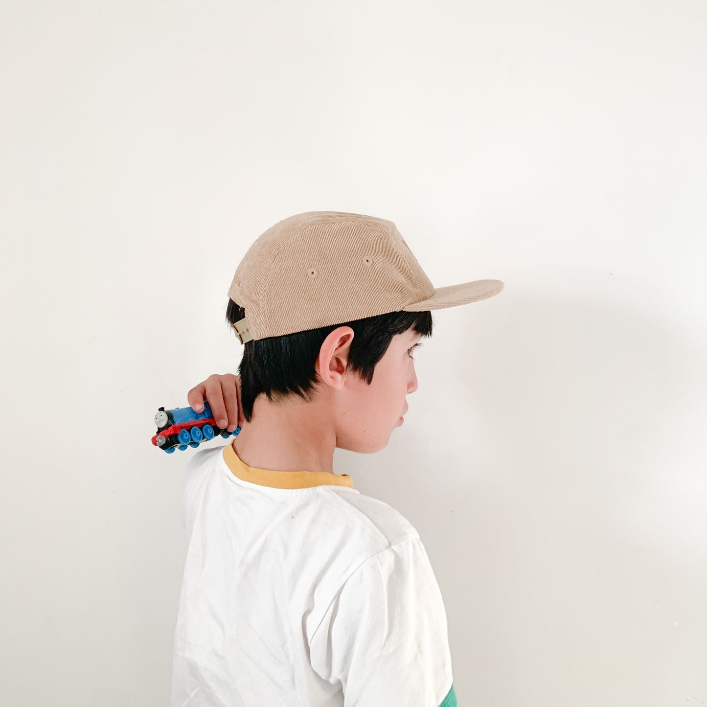TODDLER AND KIDS 5 PANELS CORDUROY - BEIGE