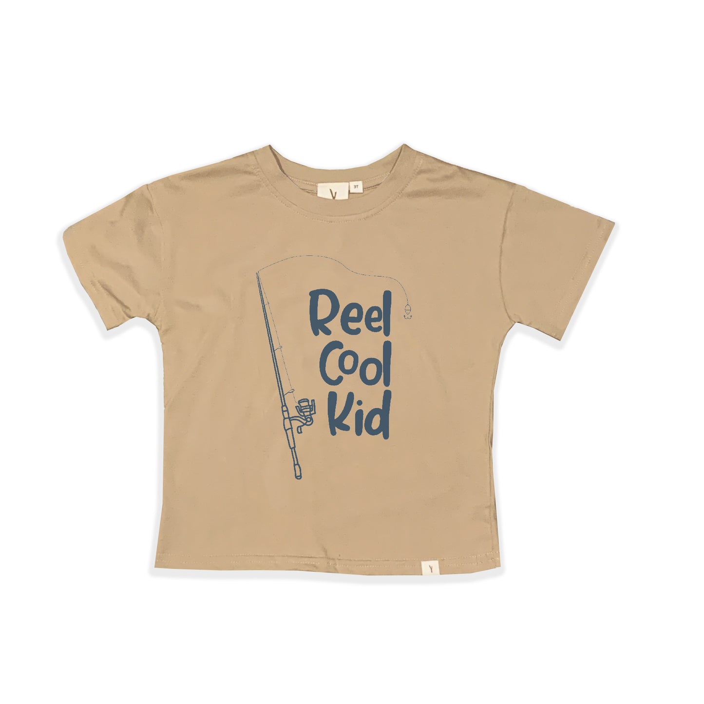 REEL COOL KID T-SHIRT - CAMEL
