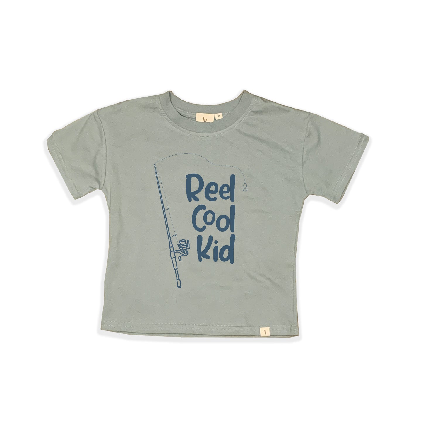 REEL COOL KID T-SHIRT - STONE